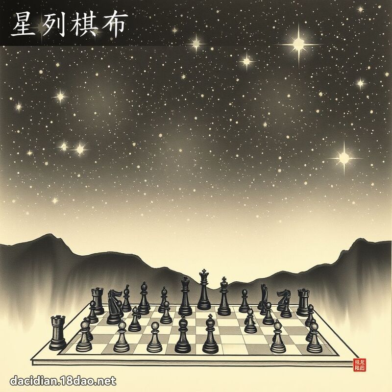 星列棋布 配图