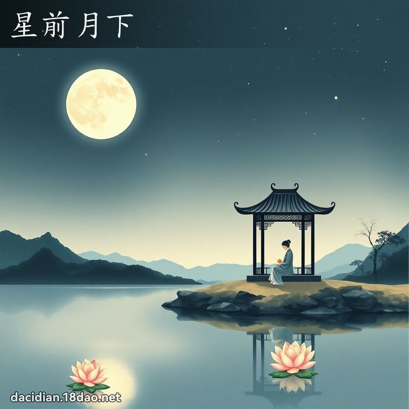 星前月下 配图