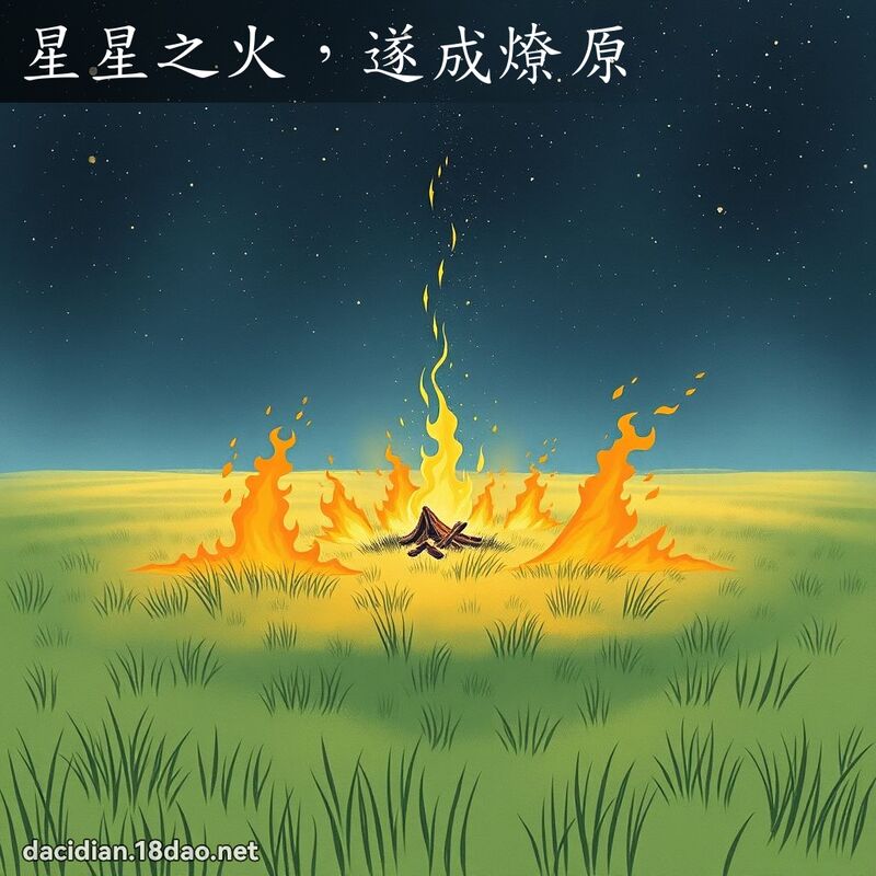 星星之火,遂成燎原 配图