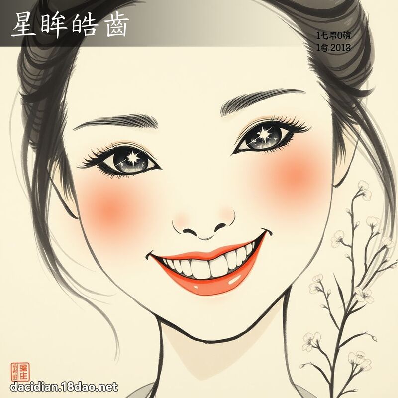 星眸皓齒 配图