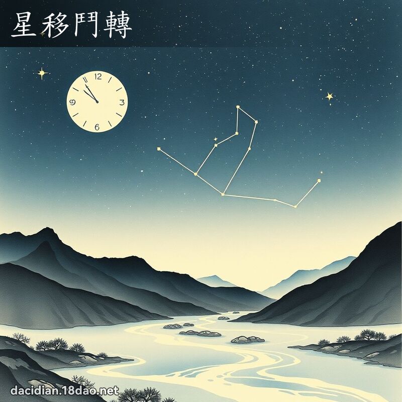 星移鬥轉 配图
