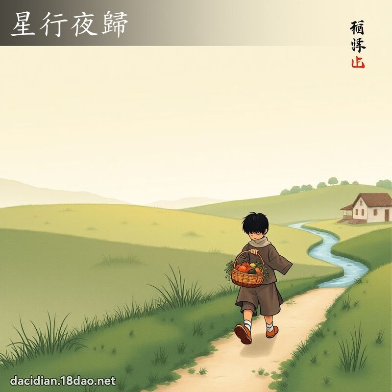 星行夜歸 配图