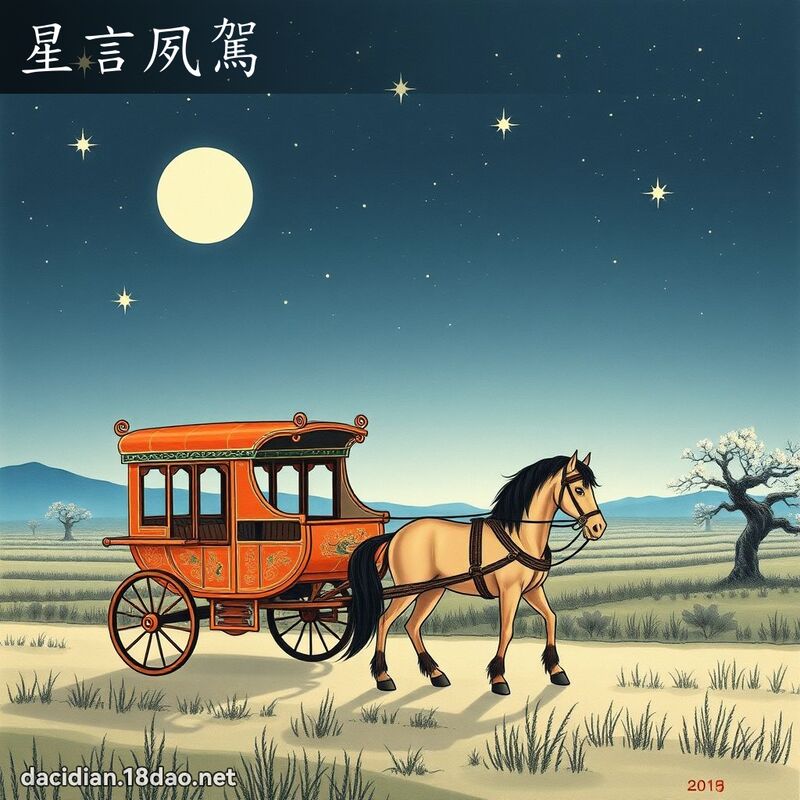星言夙駕 配图