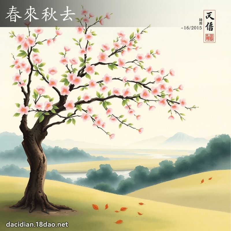 春来秋去 配图