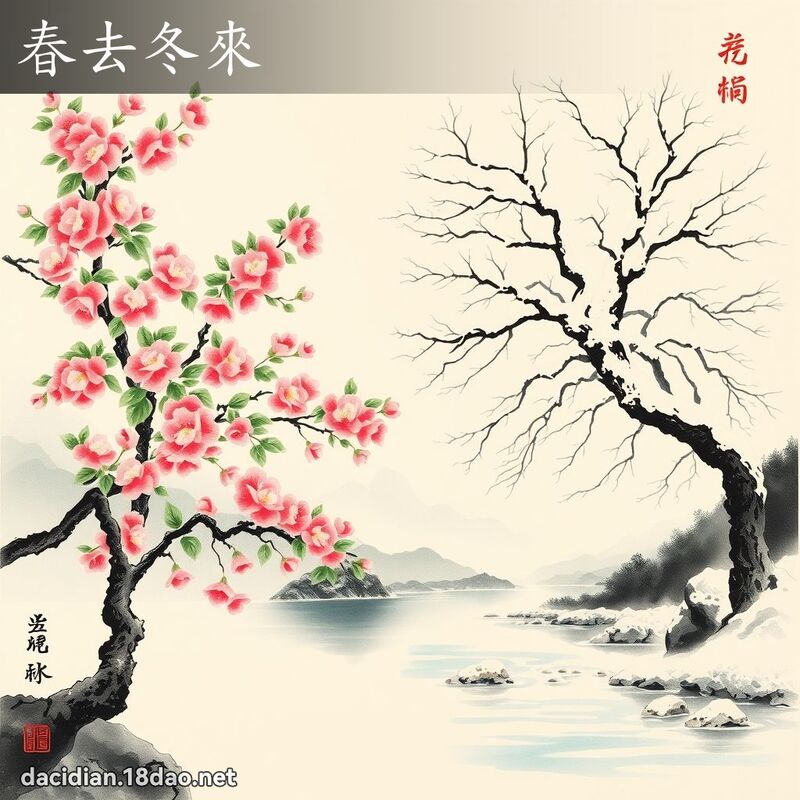 春去冬来 配图