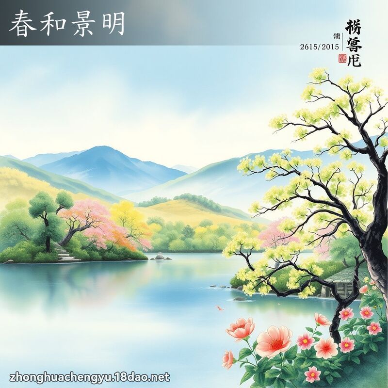 春和景明 配图