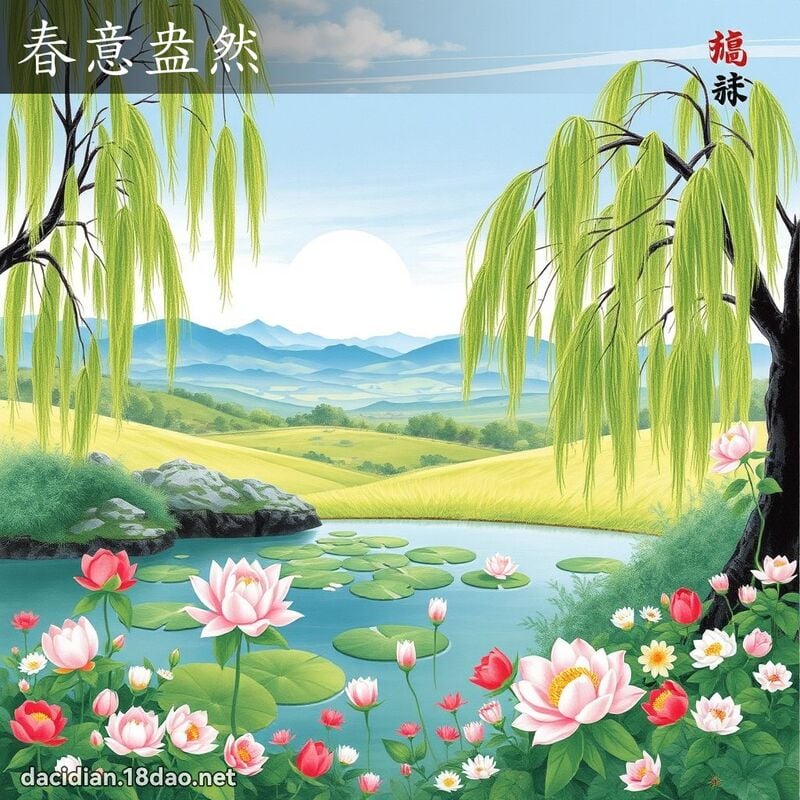 春意盎然 配图