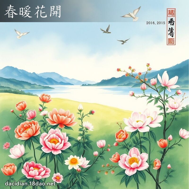 春暖花开 配图