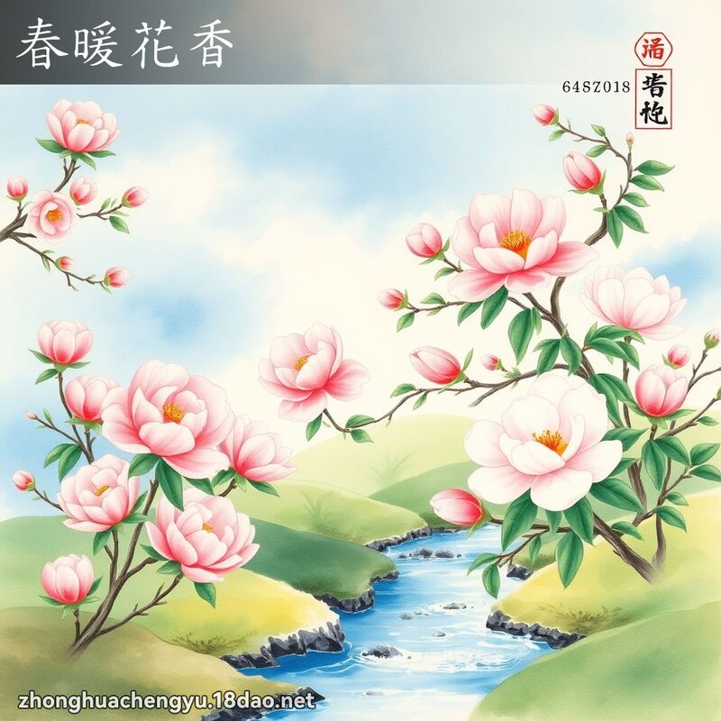 春暖花香 配图