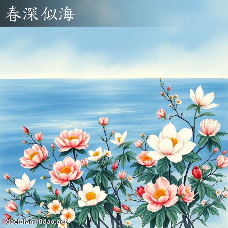 春深似海 配图