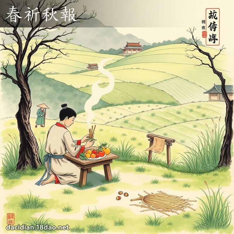 春祈秋报 配图