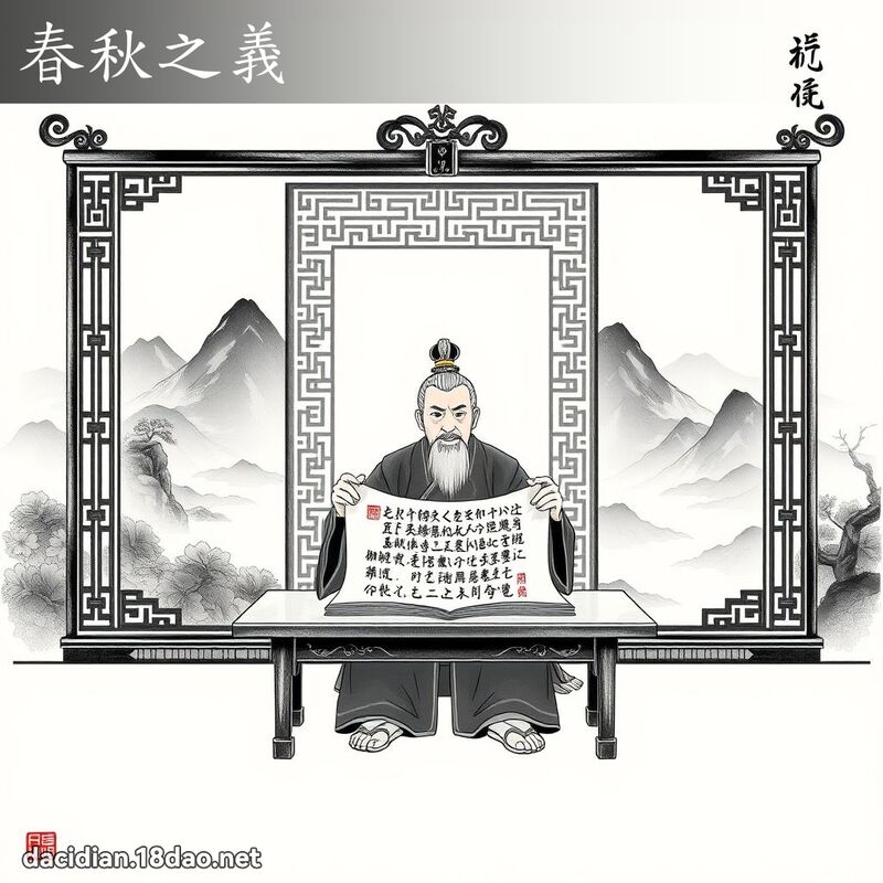 春秋之义 配图