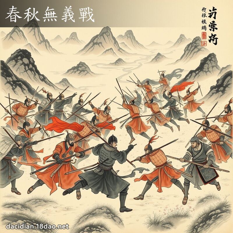 春秋无义战 配图