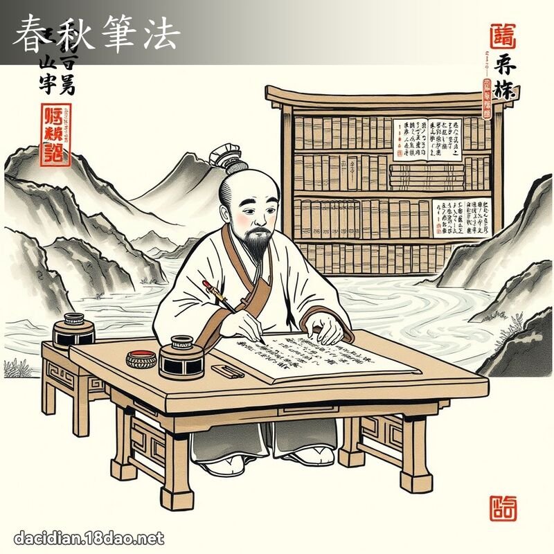 春秋笔法 配图