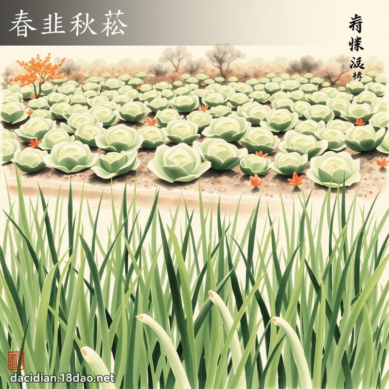 春韭秋菘 配图