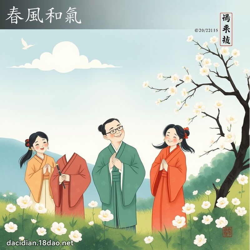 春风和气 配图
