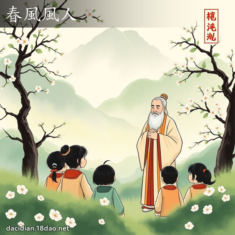 春风风人 配图