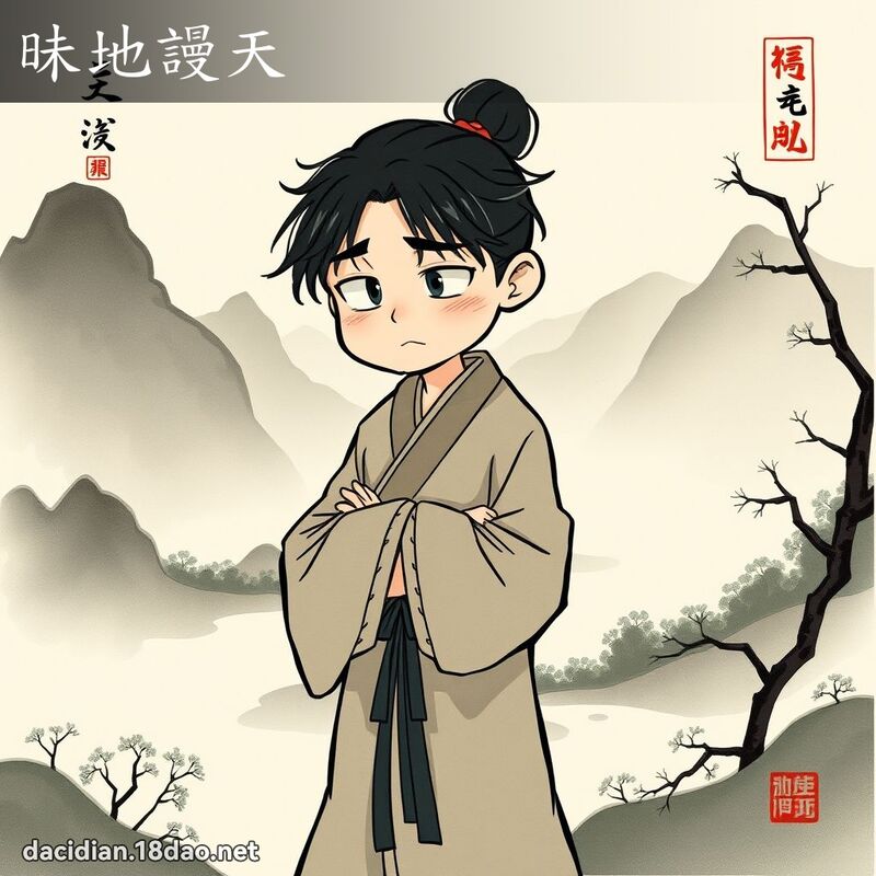 昧地谩天 配图