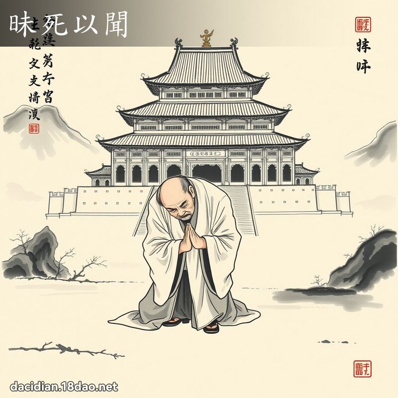 昧死以闻 配图