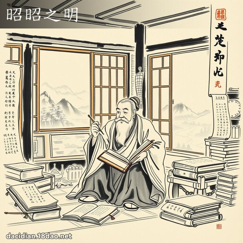 昭昭之明 配图