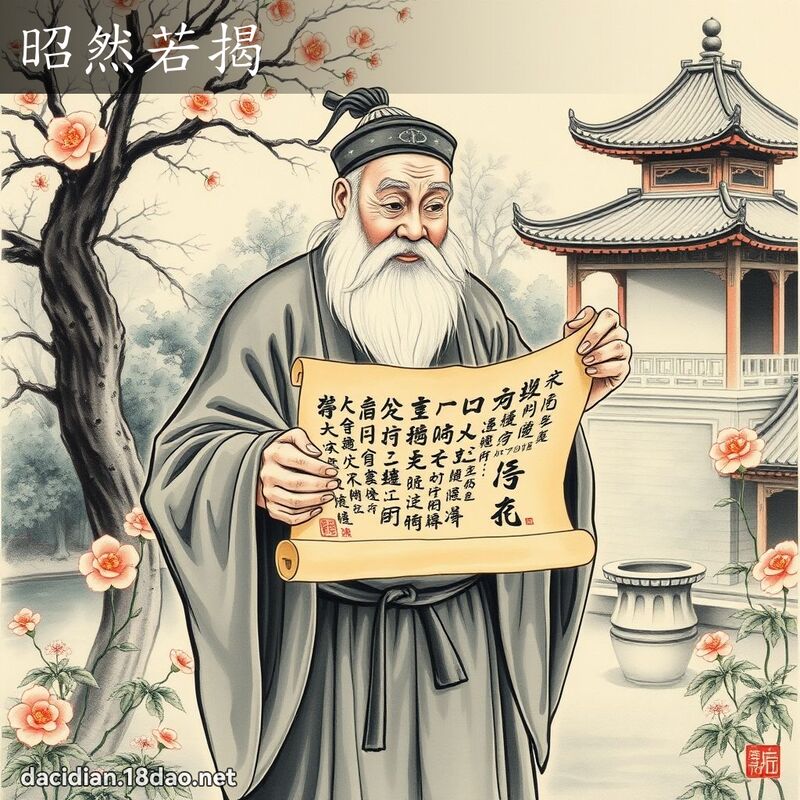 昭然若揭 配图