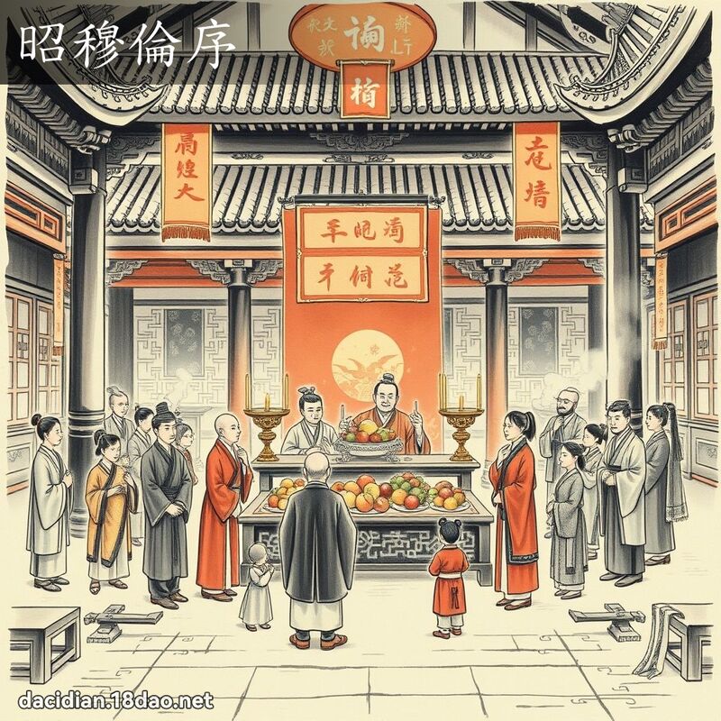昭穆倫序 配图
