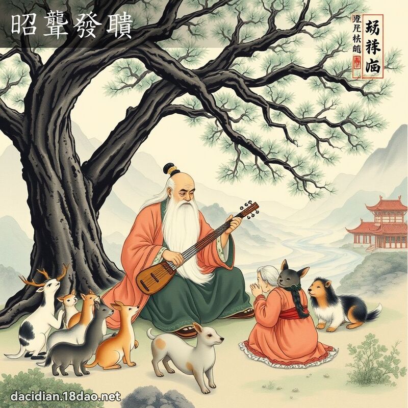 昭聾發聵 配图