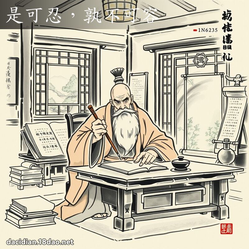 是可忍,孰不可容 配图