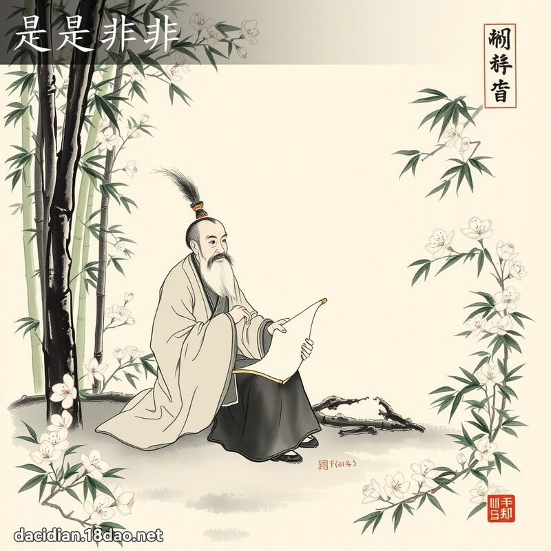 是是非非 配图