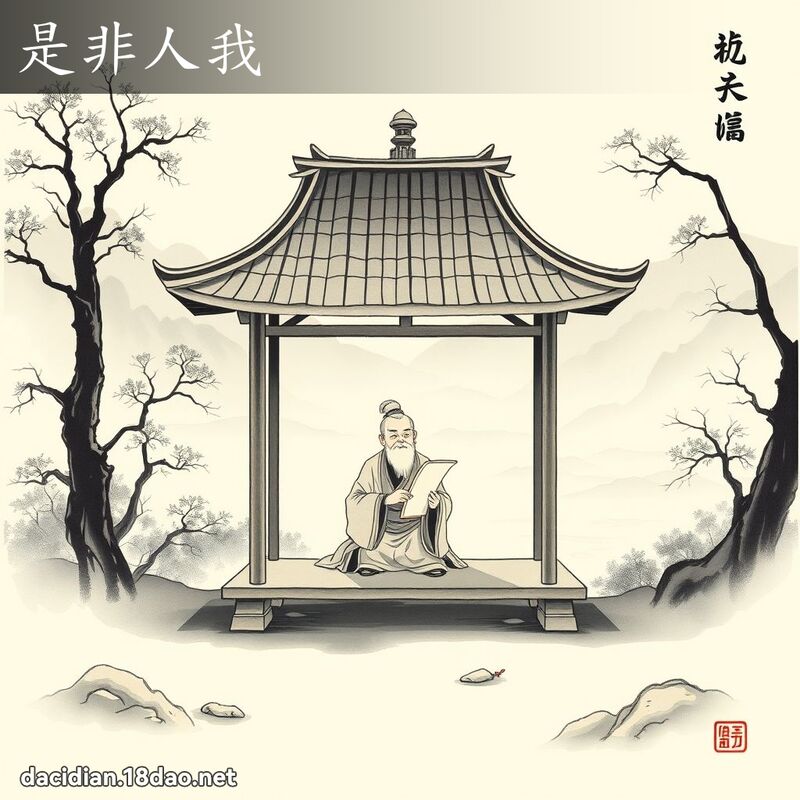 是非人我 配图