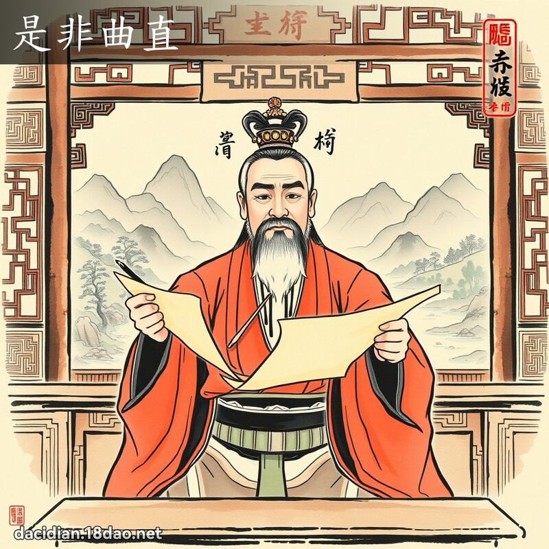 是非曲直 配图