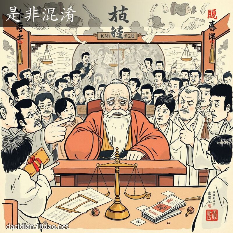是非混淆 配图