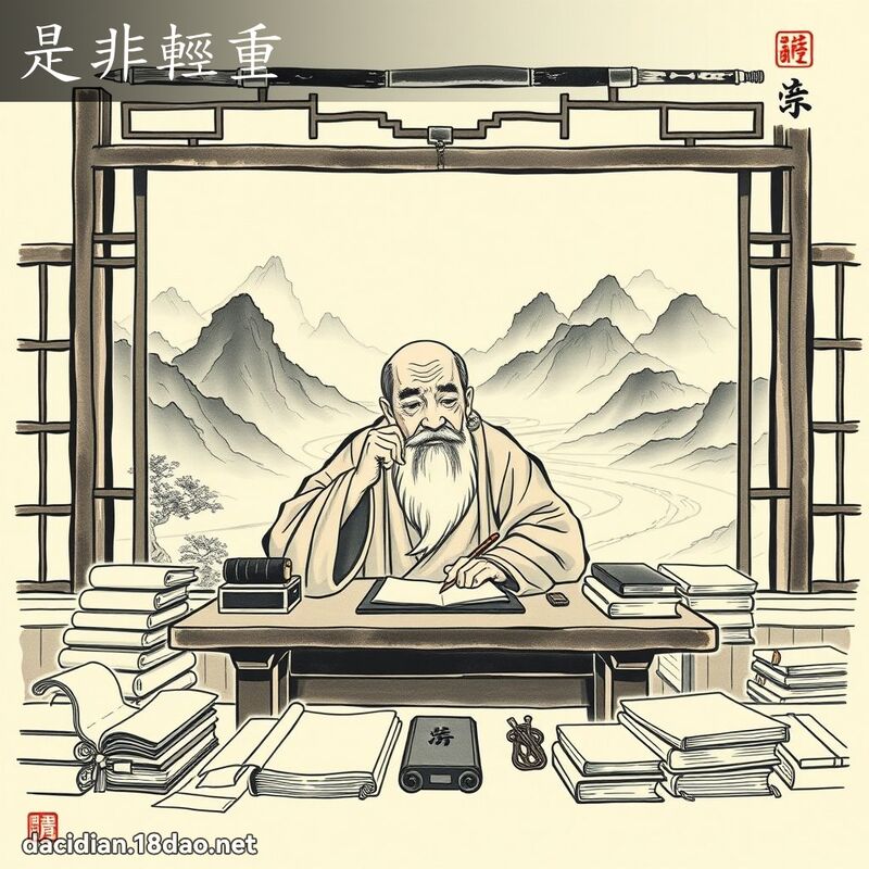 是非輕重 配图