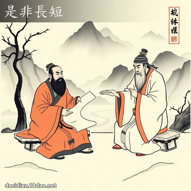 是非長短 配图
