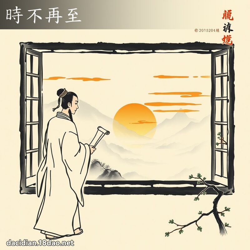 時不再至 配图