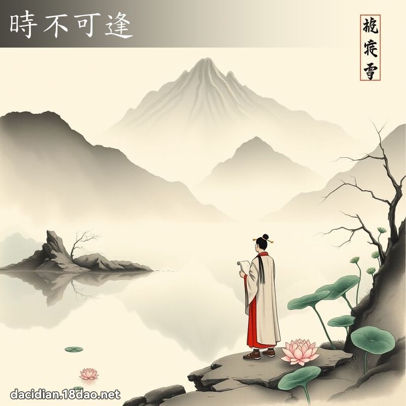 時不可逢 配图