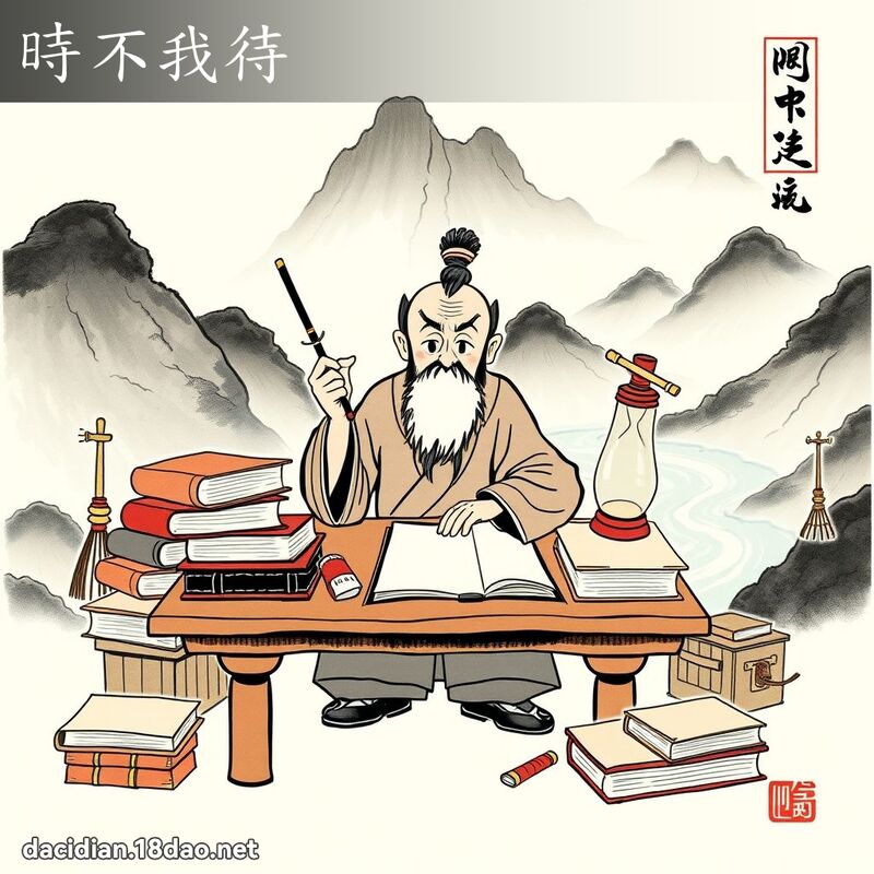 時不我待 配图