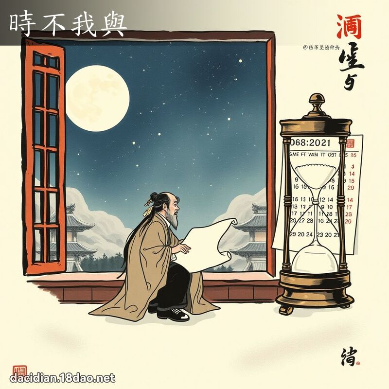 時不我與 配图