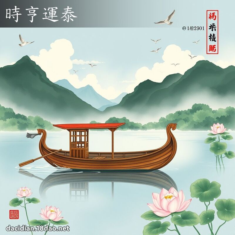 時亨運泰 配图