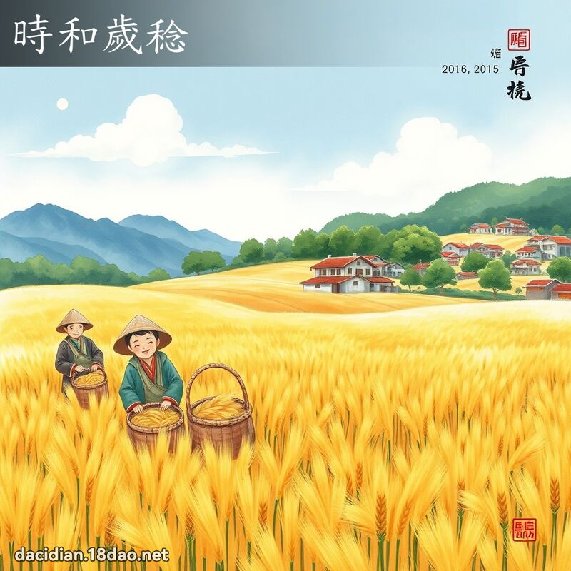 時和歲稔 配图