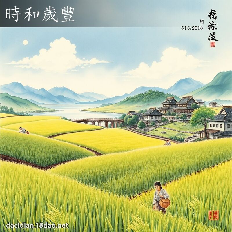 時和歲豐 配图