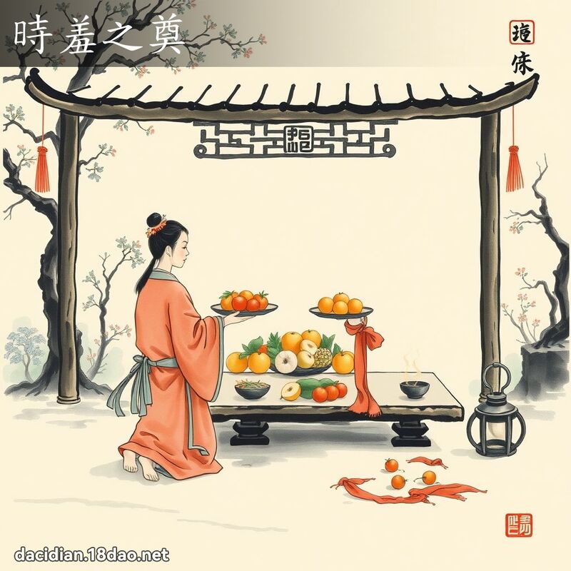 時羞之奠 配图