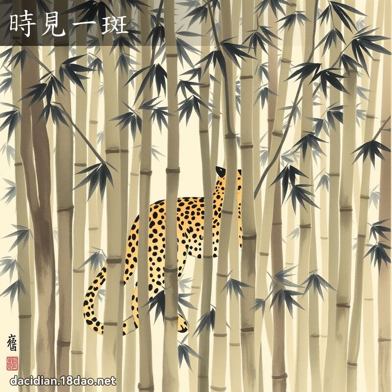 時見一斑 配图
