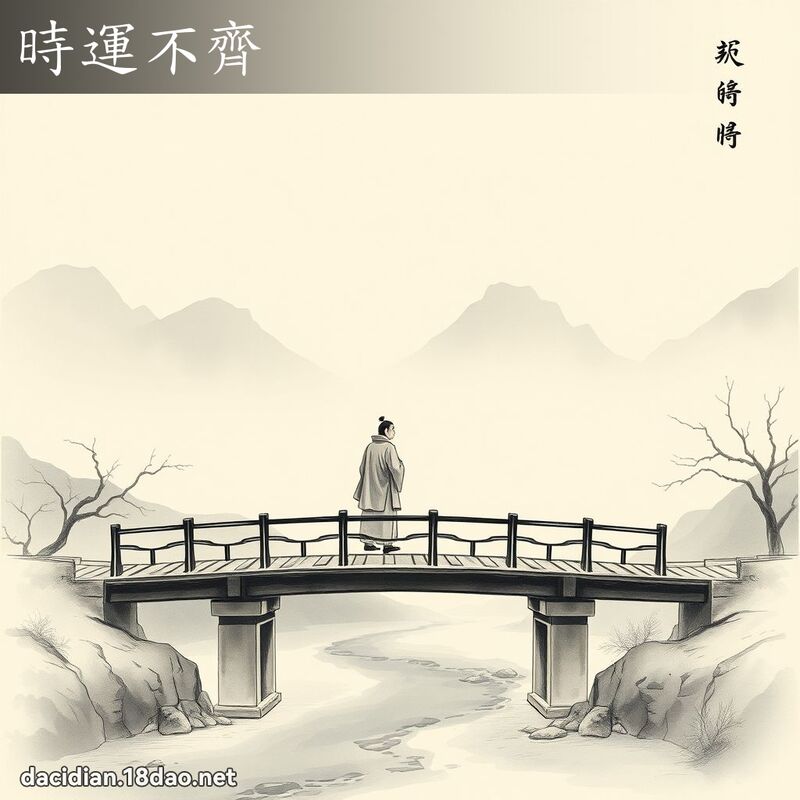 時運不齊 配图
