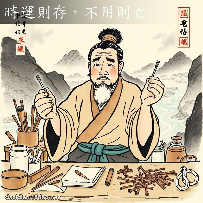 時運則存,不用則亡 配图