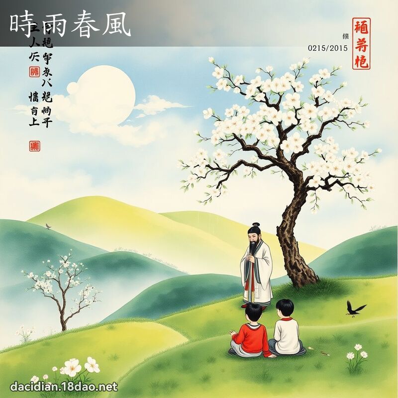 時雨春風 配图