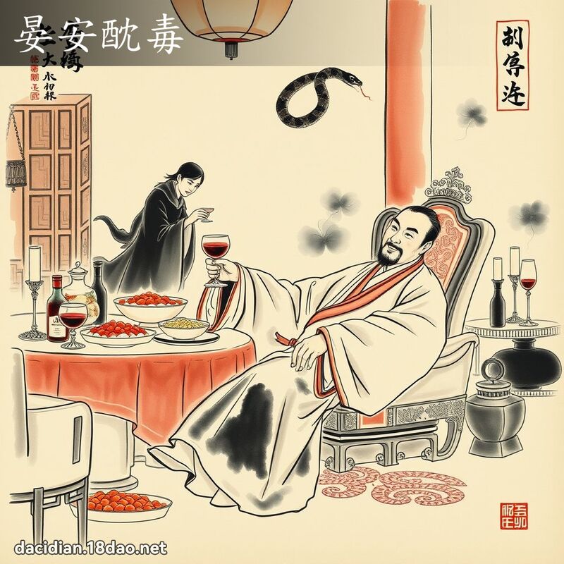 晏安酖毒 配图