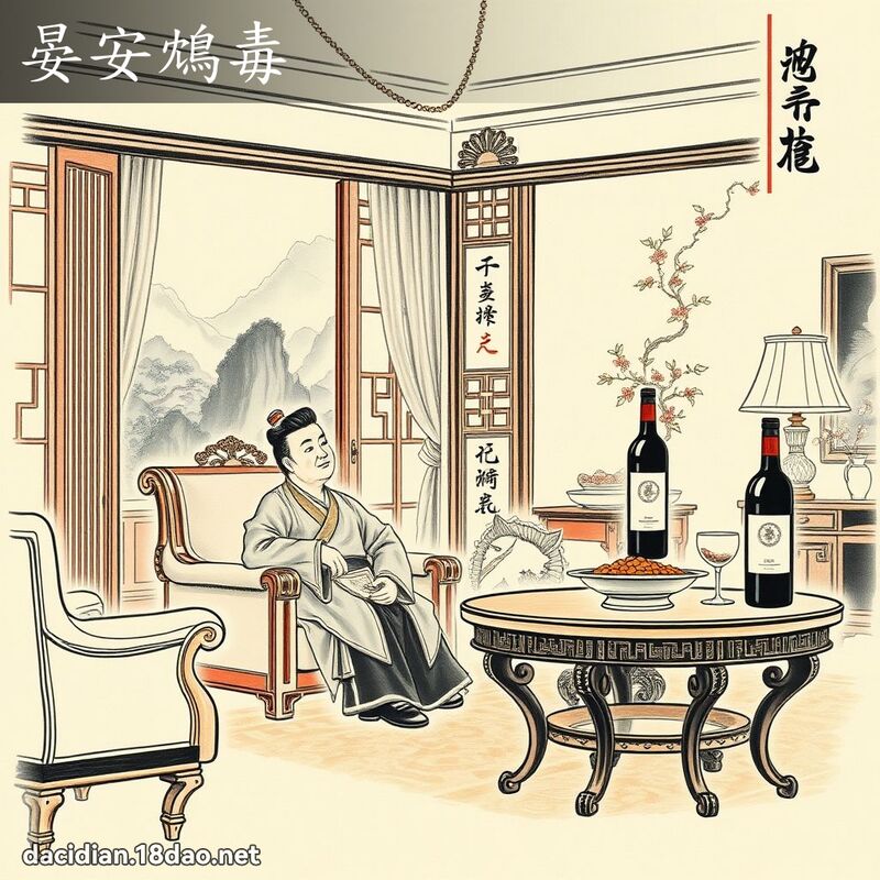 晏安鴆毒 配图
