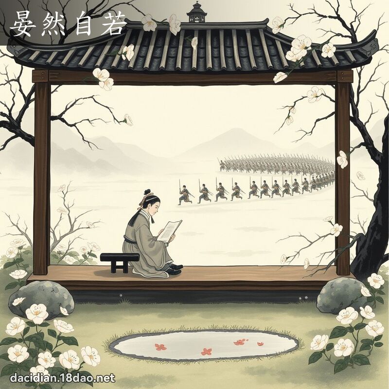 晏然自若 配图