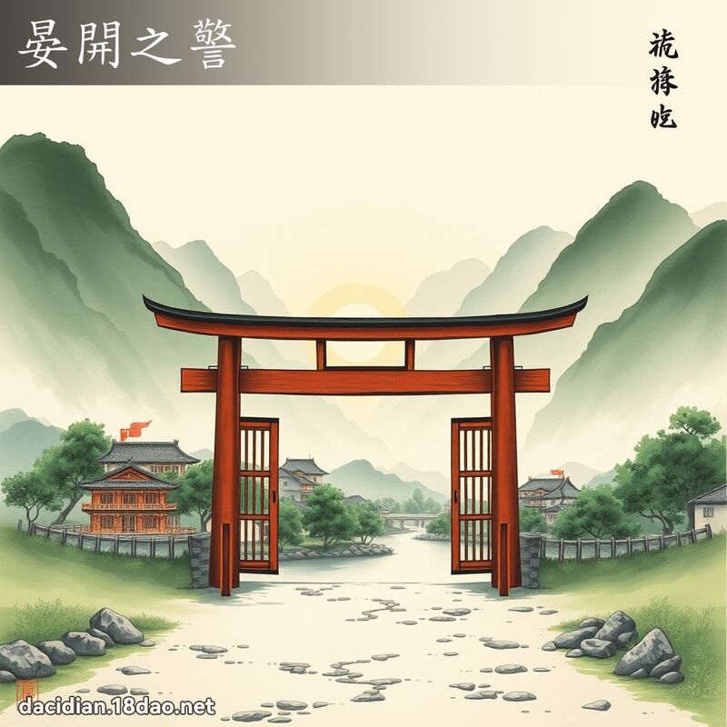 晏開之警 配图